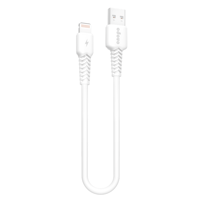 onopo İphone Apple Uyumlu  Lightning To USB Mini Kablo 3.4A Hızlı Şarj ve Data Kablosu 30CM - Q3