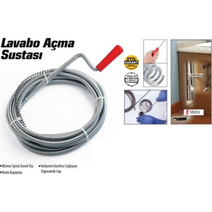 Lavabo - Gider Boruları Açacağı Susta Wincell CK-3186 - 8m