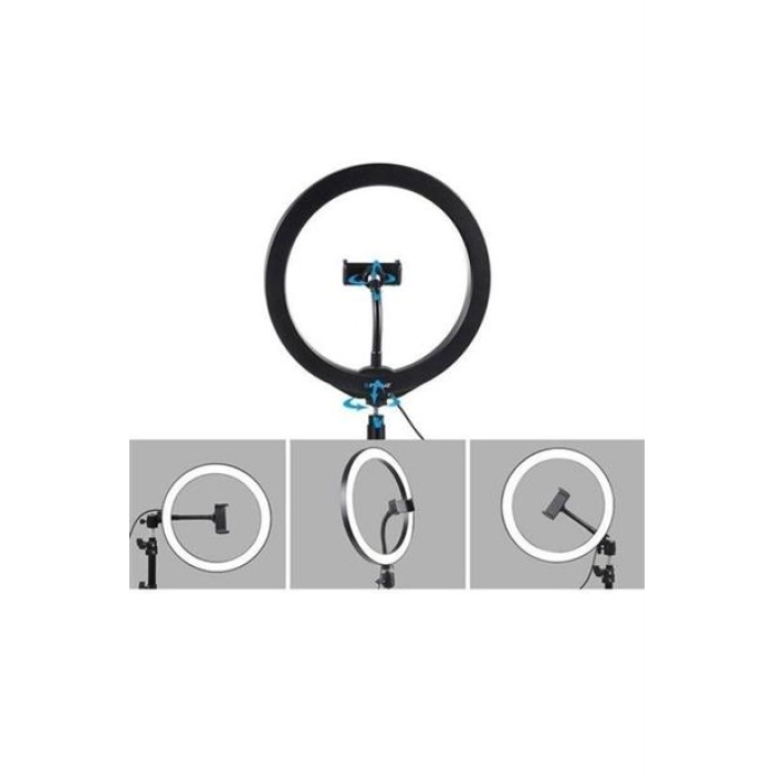  10inç 26cm Youtube Instagram Tiktok Selfie  Stüdyo Video Fotoğraf Ring Light  Tripod Led Hal