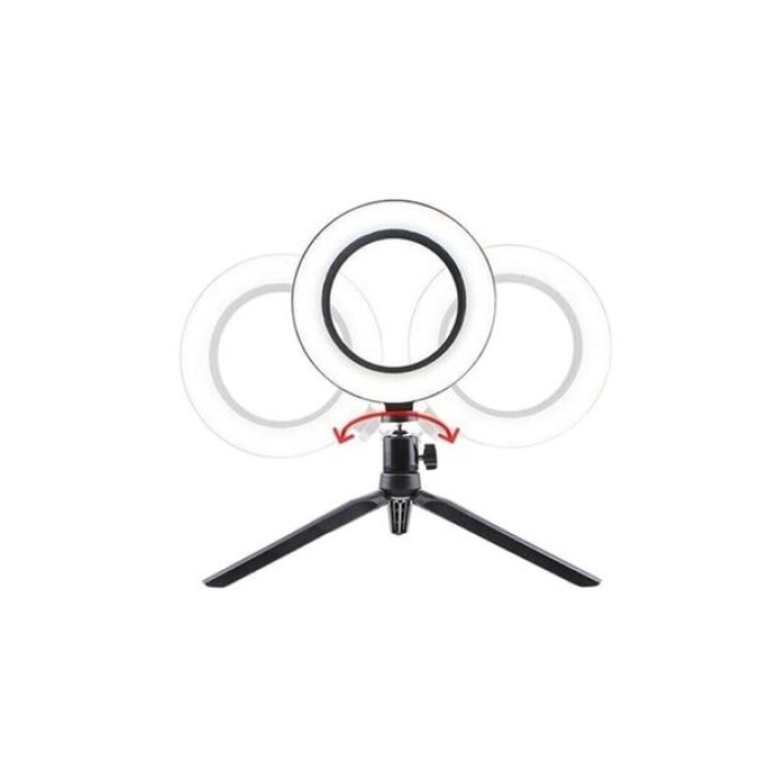  10inç 26cm Youtube Instagram Tiktok Selfie  Stüdyo Video Fotoğraf Ring Light  Tripod Led Hal