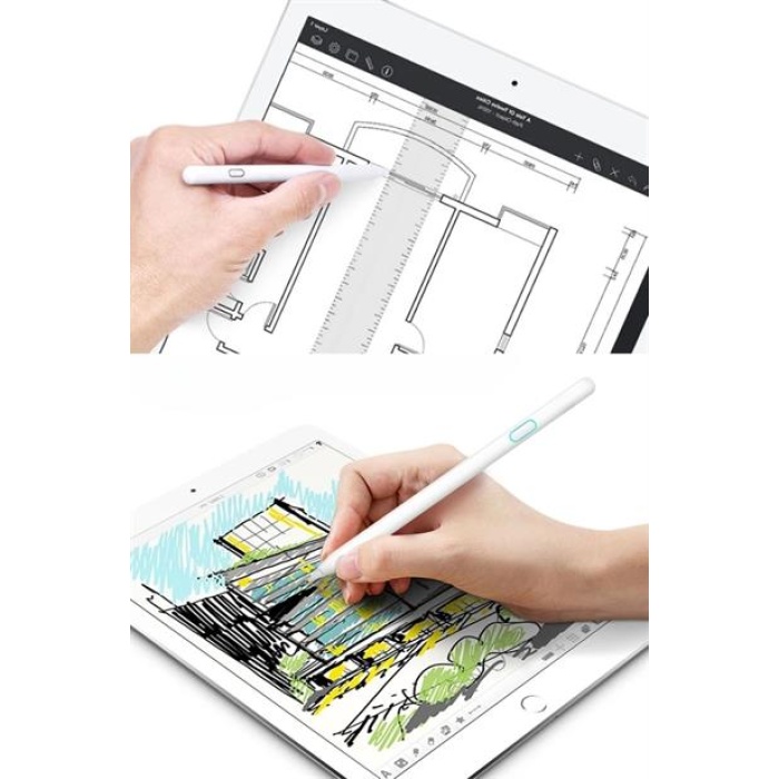  Evrensel Tablet ve Dokunmatik Telefonlarla Uyumlu Hassas Çizim ve Tasarım Kalemi