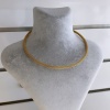 ÇELİK GOLD HASIR MODEL CHOKER KOLYE