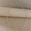 14K Vipseri Goldrengi Tel Choker(42 cm)