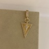 Zirkontaşlı Üçgen Model Charm