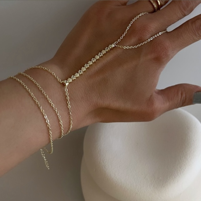 14K Goldrengi Yıldız Model Şahmeran