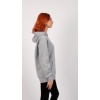 3 İplik Kapüşonlu Gri renk Unisex Sweatshirt