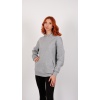 3 İplik Kapüşonlu Gri renk Unisex Sweatshirt