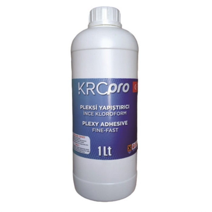 KrcPro PleksiGlass Yapıştırıcı İnce Kloroform 1lt