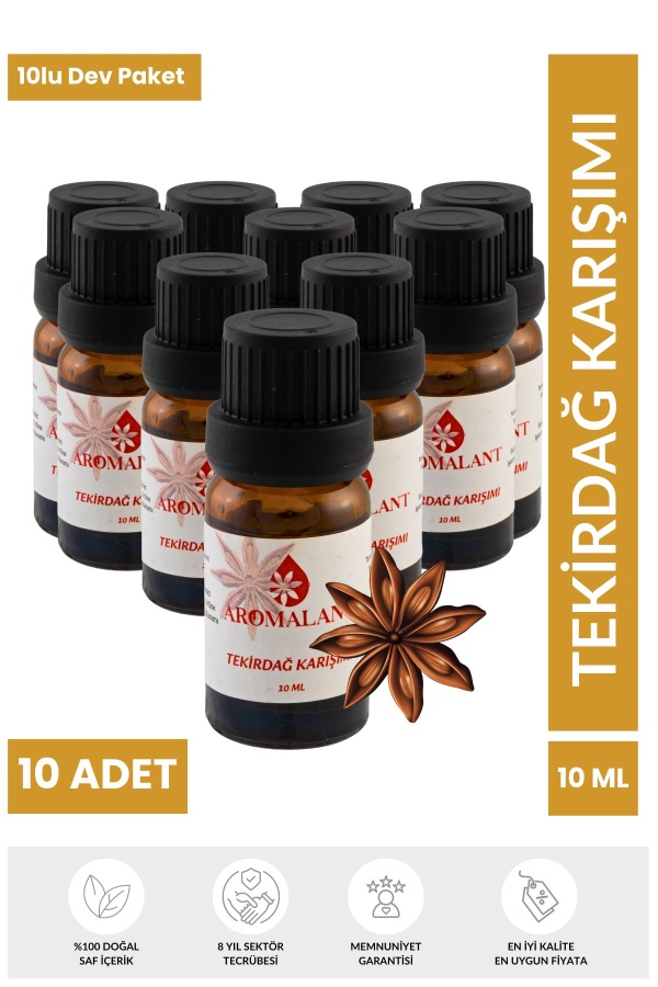 Anason Yağı Tekirdağ Altın Seri Yapım Kiti 10 ml X 10 Adet