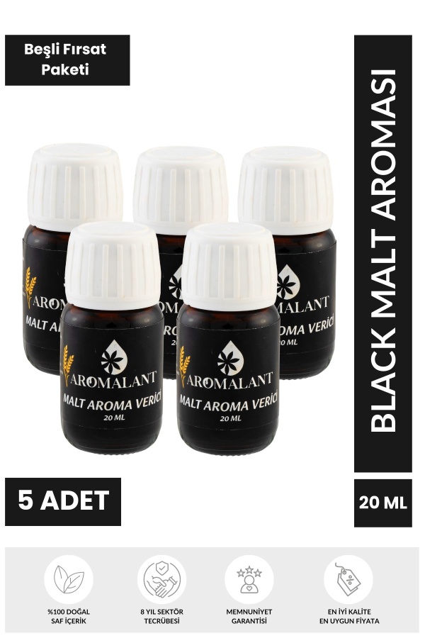 5li 20ML Siyah Hazır Karışım Kırmızı Malt Kiti - Red Hazır Karışım Malt Aroması (2L Uyumlu)