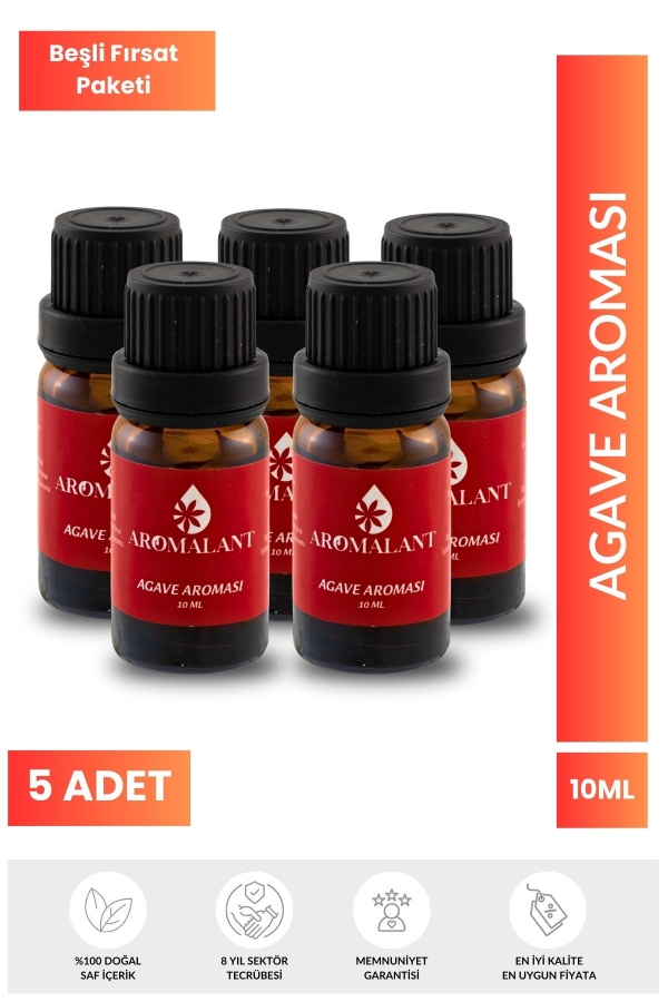 Agave Kiti - 5li Set Agave Aroması - 5 x 10ml