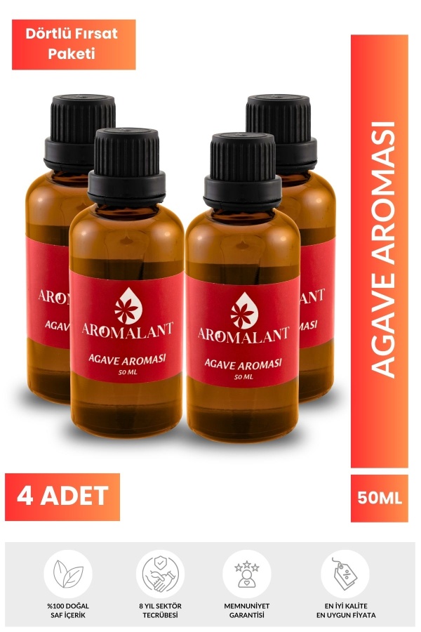 Agave Kiti - 4lü Set Agave Aroması - 4 x 50ml