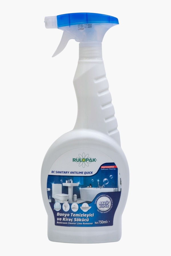 Rulopak Bc Sanitary Antilime Quick Banyo Temizleyici Sprey 750 Ml