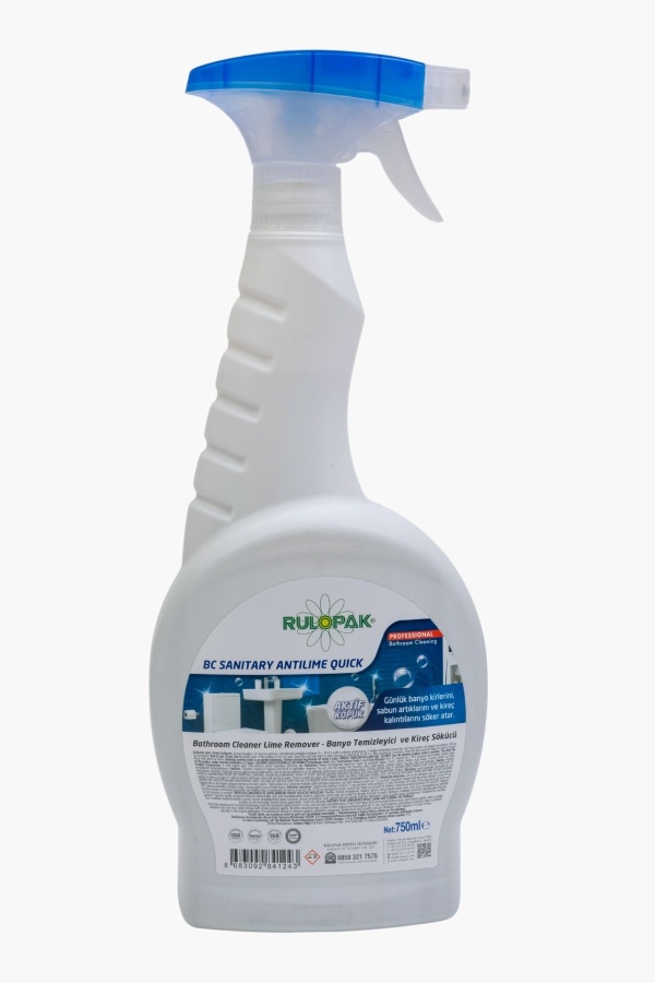 Rulopak Bc Sanitary Antilime Quick Banyo Temizleyici Sprey 750 Ml