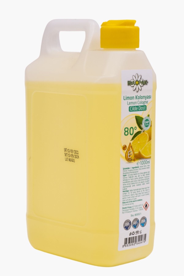 Rulopak Limon Kolonyası Bidon 1000 Ml