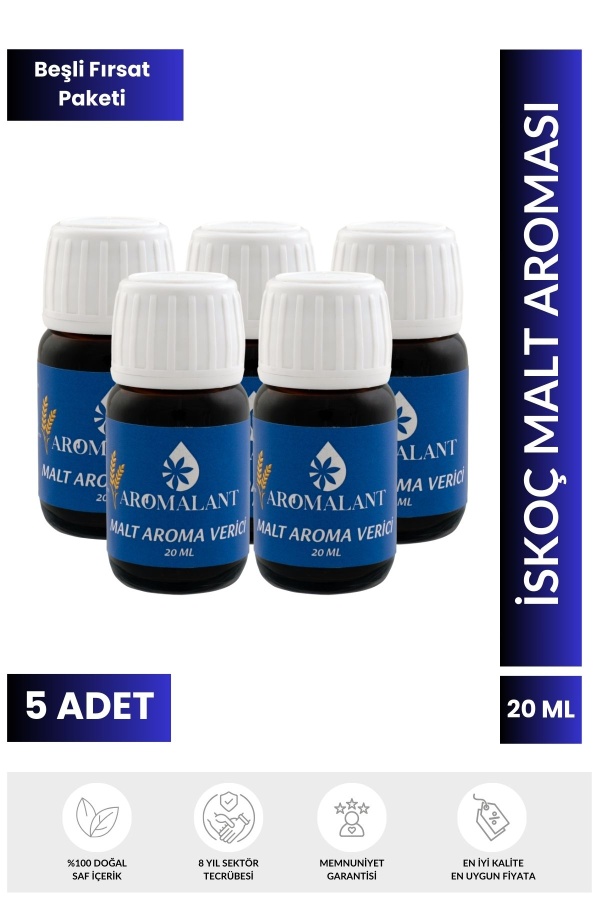 5li 20ML İskoç Hazır Karışım İrlanda Malt Kiti - İskoç Hazır Karışım Malt Aroması (2L Uyumlu)