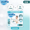 Molfix Premium Bebek Bezi Ultra Fırsat Paketi 6 Beden 15+ Kg 54 Adet