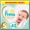 Prima Premium Care Bebek Bezi Ekonomik Paket 5 Beden 42 Adet