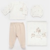 Bibaby Lamb Friends Battaniyeli Tüllü 4Lü Set 62347 Bej