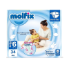 Molfix Premium Bebek Bezi Fırsat Paketi 6 Beden 15+ Kg 34 Adet