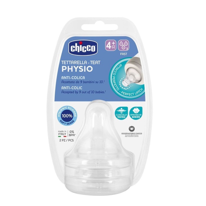 Chicco Well-Being 2Li Biberon Emziği 4+ Ay