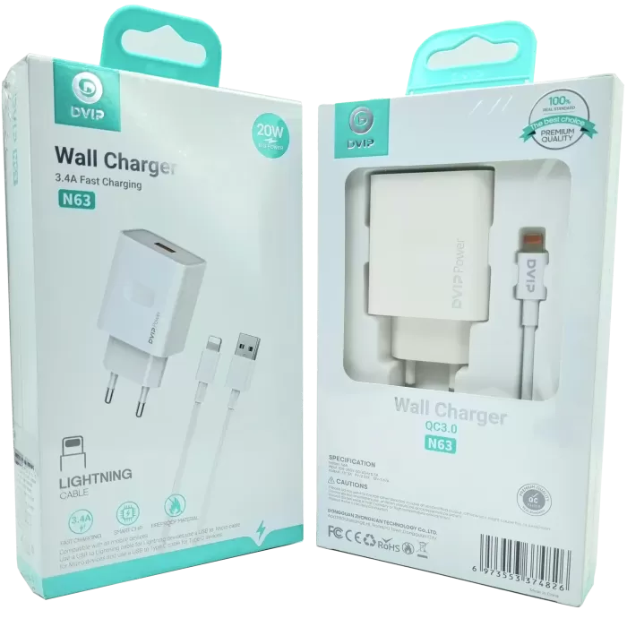 3.4A QC3.0 Usb Type-C Şarj Aleti DVIP N64