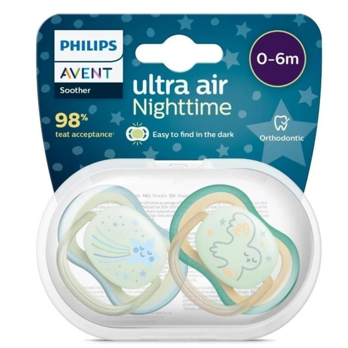 Philips Avent Ultra Air Gece Emzik 0-6 Ay Erkek