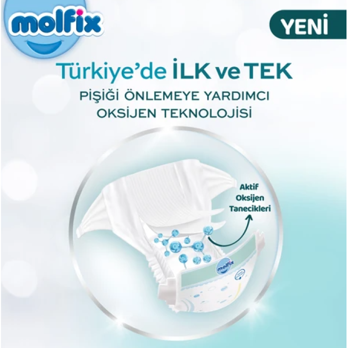 Molfix Premium Bebek Bezi Ultra Fırsat Paketi 6 Beden 15+ Kg 54 Adet