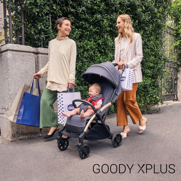 Chicco Goody XPlus Bebek Arabası Black Re Lux