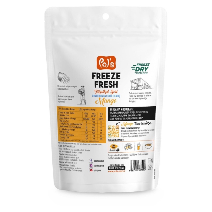 Pol’s Freeze Fresh Mango 20 g