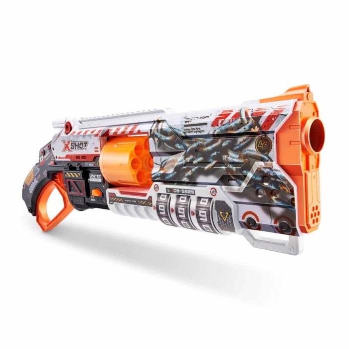 Sunman X-Shot Skins Lock Blaster 16 Mermili Sünger Dart Atan Silah S00036606