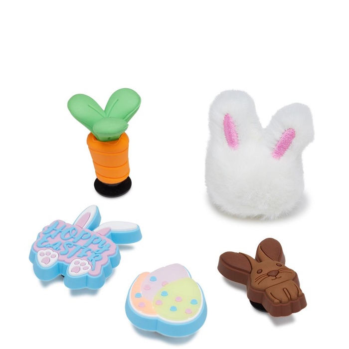 crocs 10012960-1 HOPPY EASTER 5 PACK JIBBITS CROCS TERLİK SÜSÜ