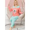 Bayan Uzun Kollu Pijama Takımı Model no 7620