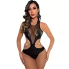 Kadın Babydoll Fantezi Harness Erotik  Kıyafet 2041 Siyah - Turk