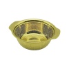 27CM   GOLD  PASLANMAZ METAL  SEPET  SÜZGEÇ  KENDİNDEN KULPLU (4767)