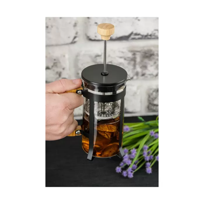 Lüx Cam 350 ml French Press Siyah