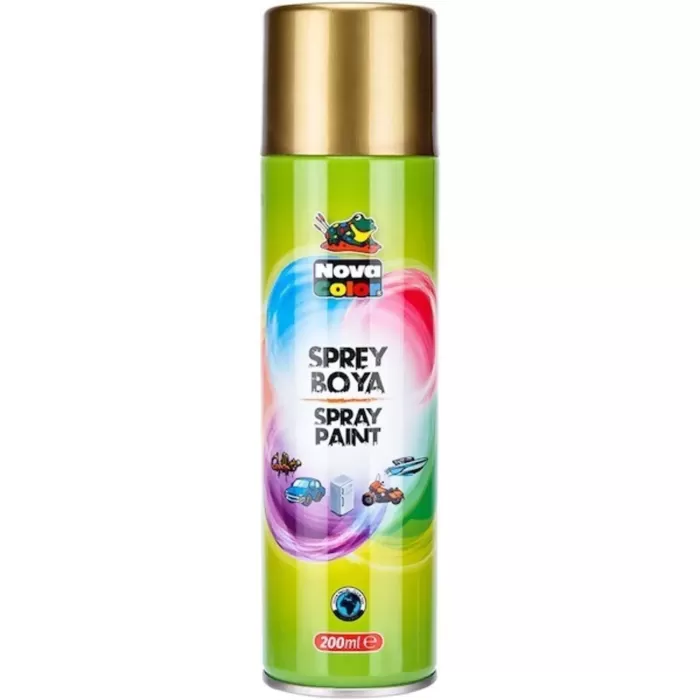 Nova Color Sprey Boya 200 Ml Altın