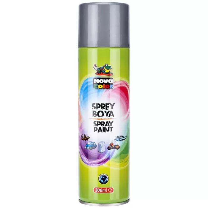 Nova Color Sprey Boya 200 Ml Gümüş