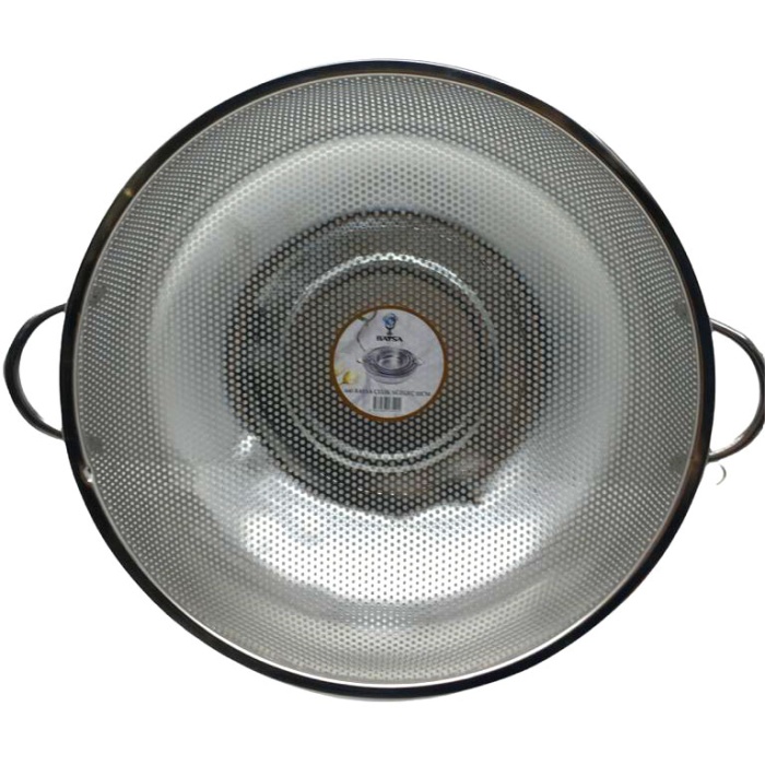 METAL KULPLU ÇELİK TEL SEPET SÜZGEÇ 32CM (4767)