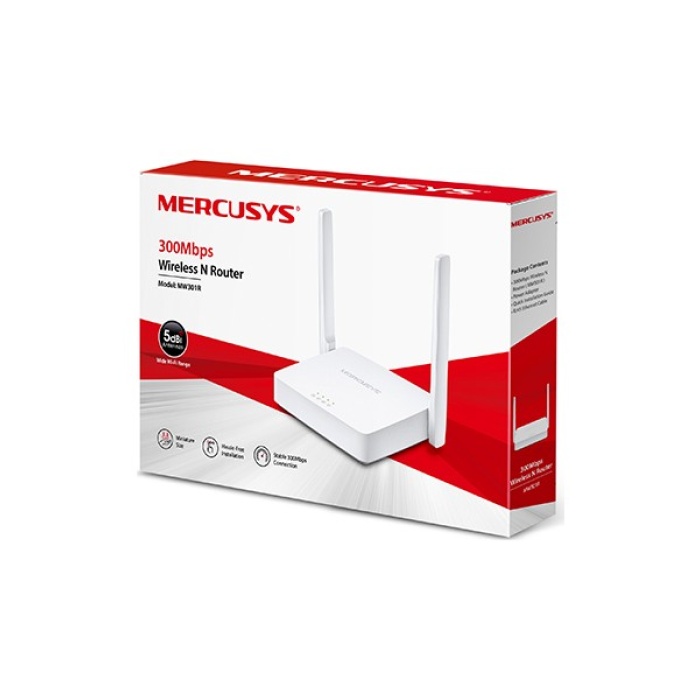 TP-LINK MERCUSYS MW301R 2PORT 300Mbps ROUTER