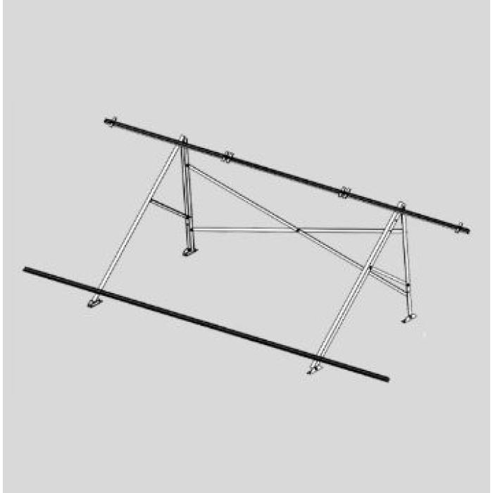 2510 Kollektör İçin Üçlü Düz Çatı Montaj Seti