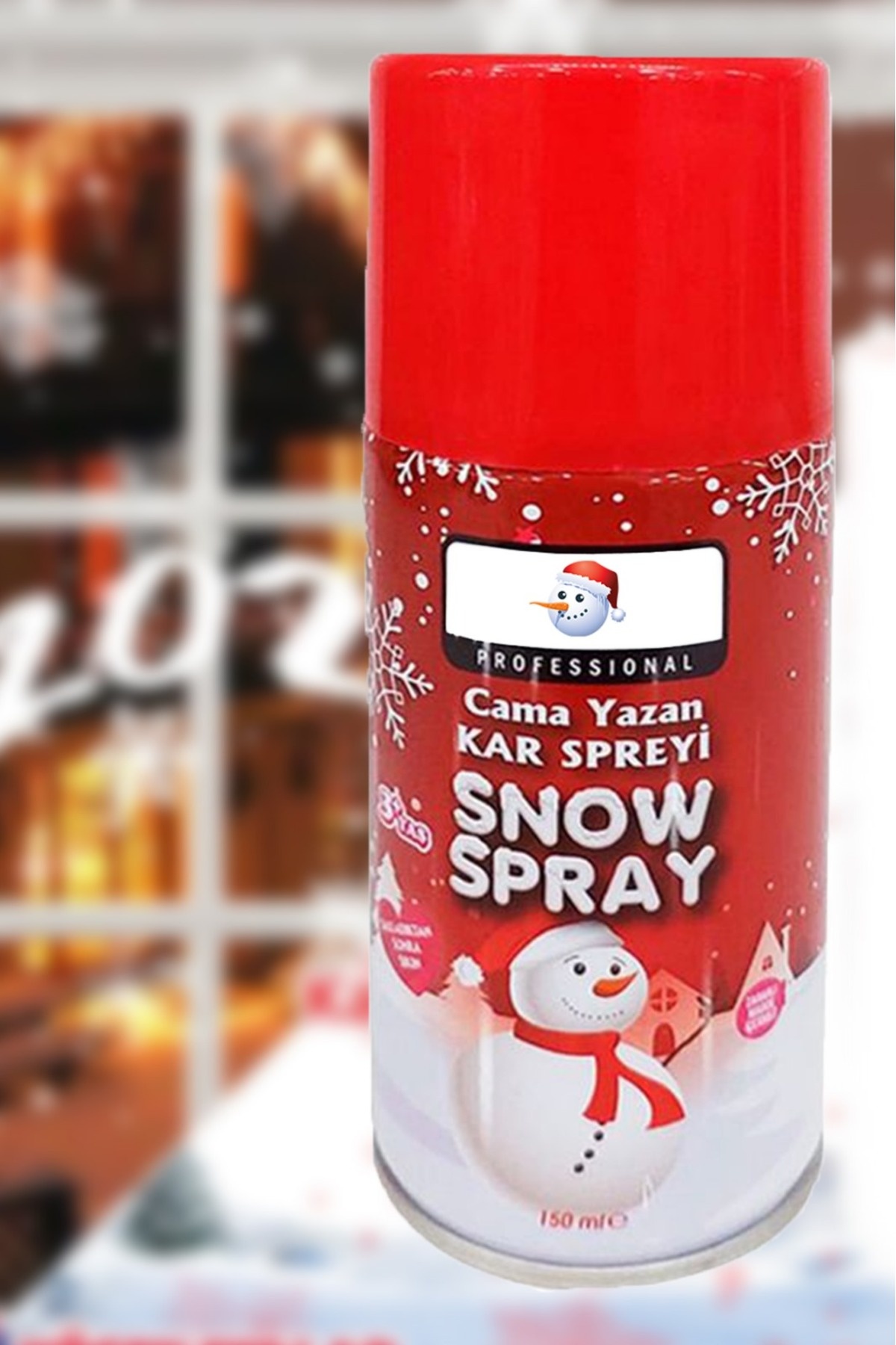 Cama Kalıcı Yazı Yazabilen Kar Spreyi Snow Spray Cama Kar Şeklinde Yazı Yazma Yılbaşı Süsü