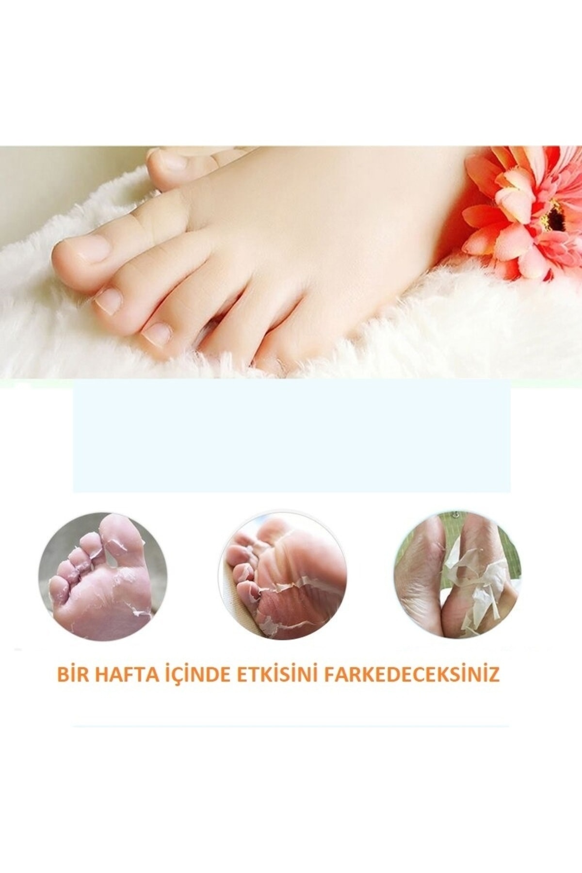 Ölü Deri ve Çatlaklar Için Soyulabilen Ayak Peeling Maskesi-foot Peeling Mask