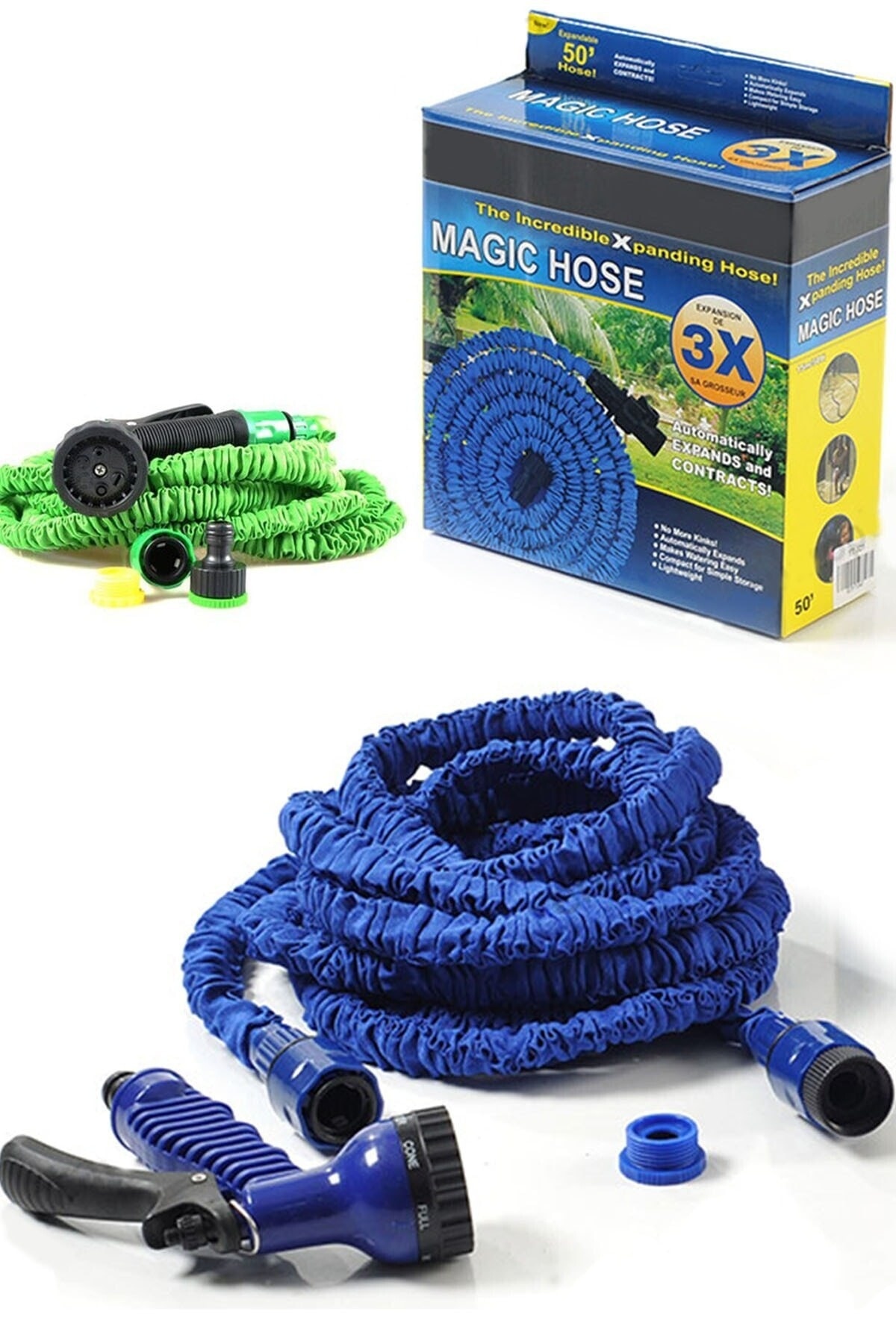 Magic Hose Uzayan Hortum Bahçe Sulama 30 Metre 1410