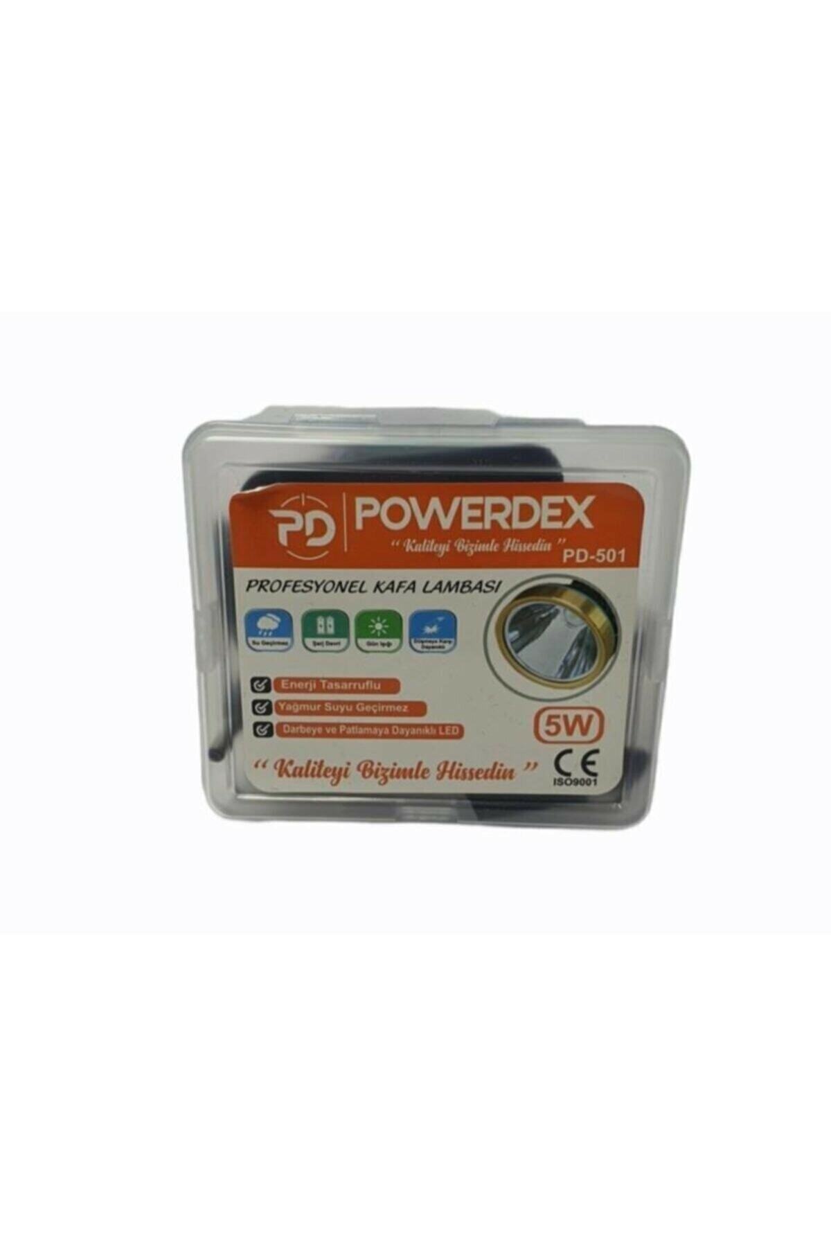 Pratik Powerdex Pd-501 Kafa Lambası Şarjlı Pd-501