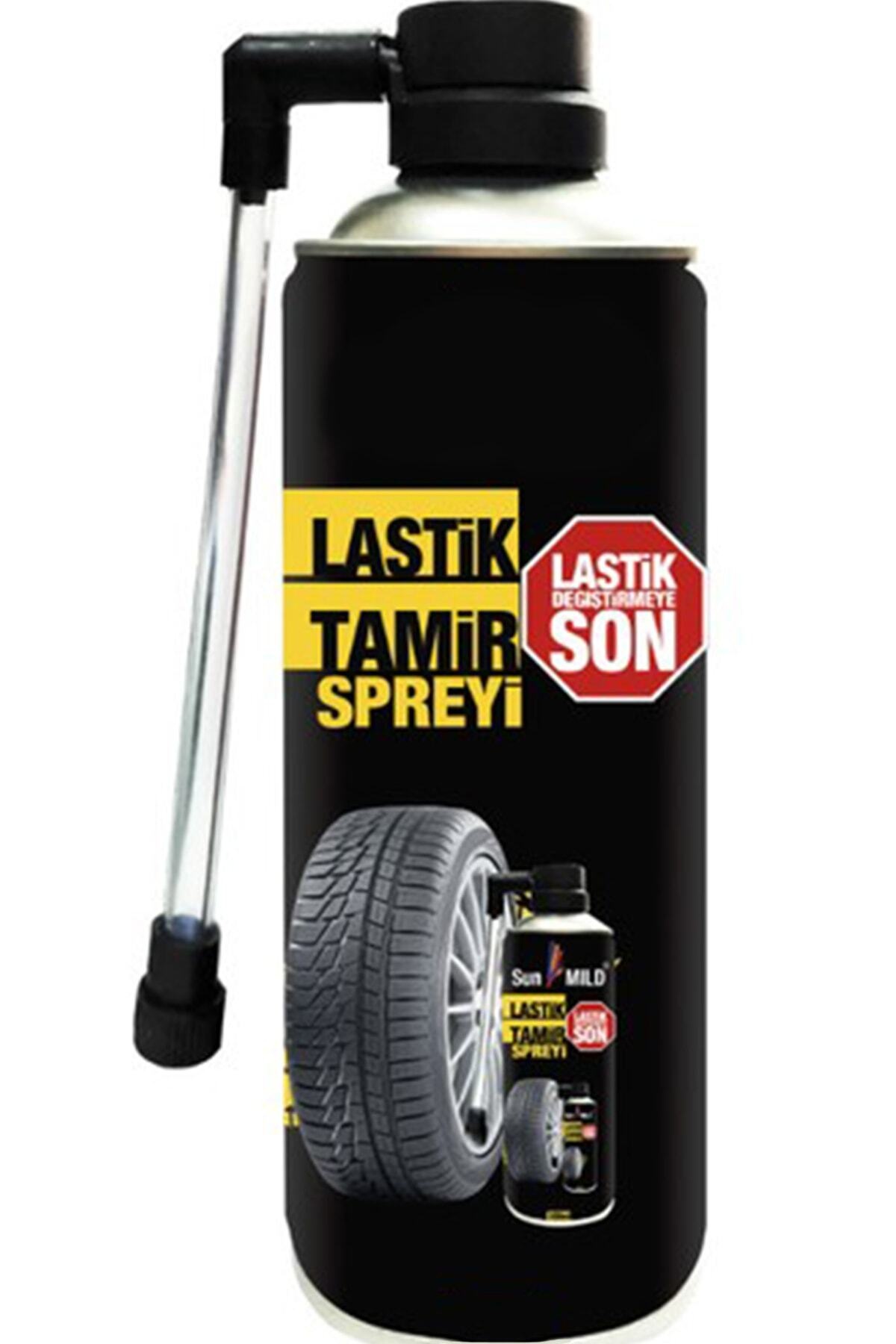 Sun Mild Patlak Motosiklet Araç Lastiği Tamir Spreyi Lastik Tamir Kiti 1410