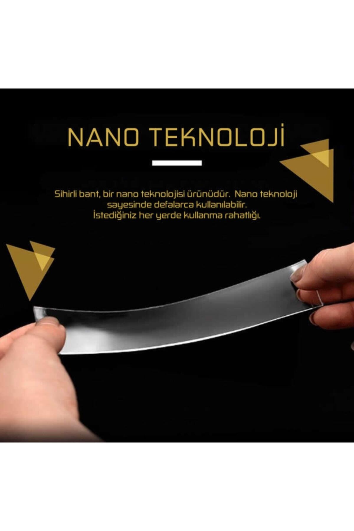 Çift Taraflı Nano Teknolojili Süper Güçlü Bant 3 Metre