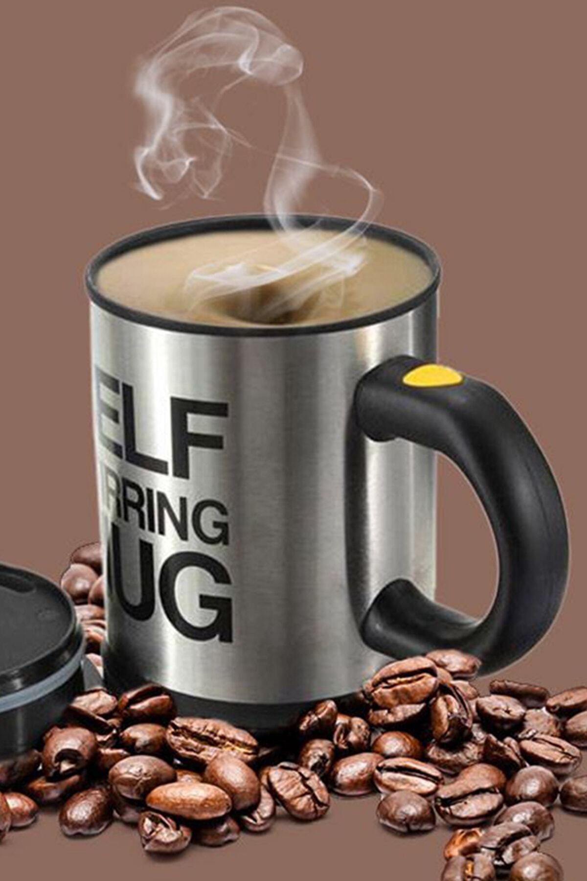 Pratik Karıştırıcı Özellikli Mikser Kupa Bardak Self Stirring Mug