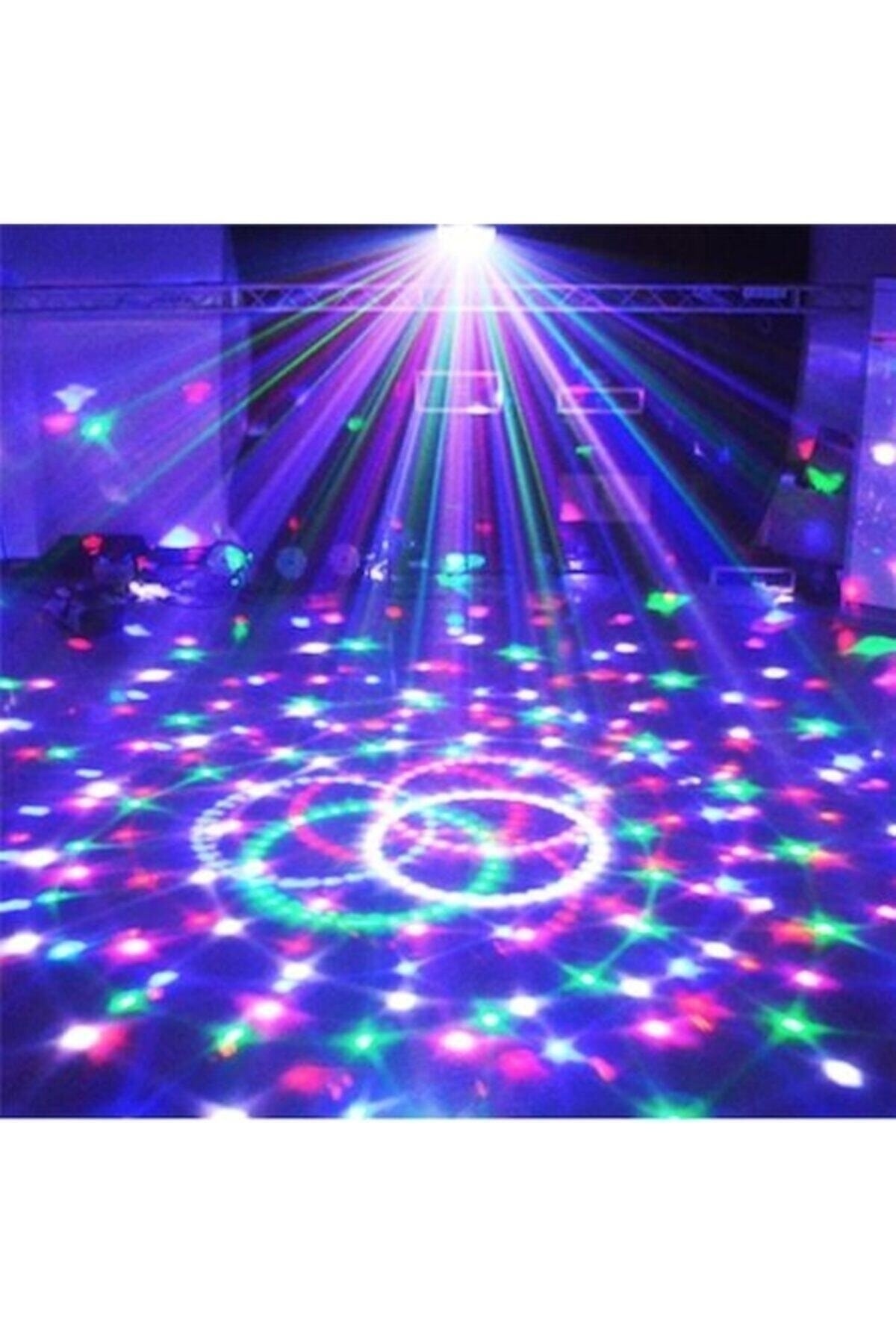 Hoparlör Disco Sahne Ensiga Disko Topu Bluetooth Usb Led Işıklı Mp3