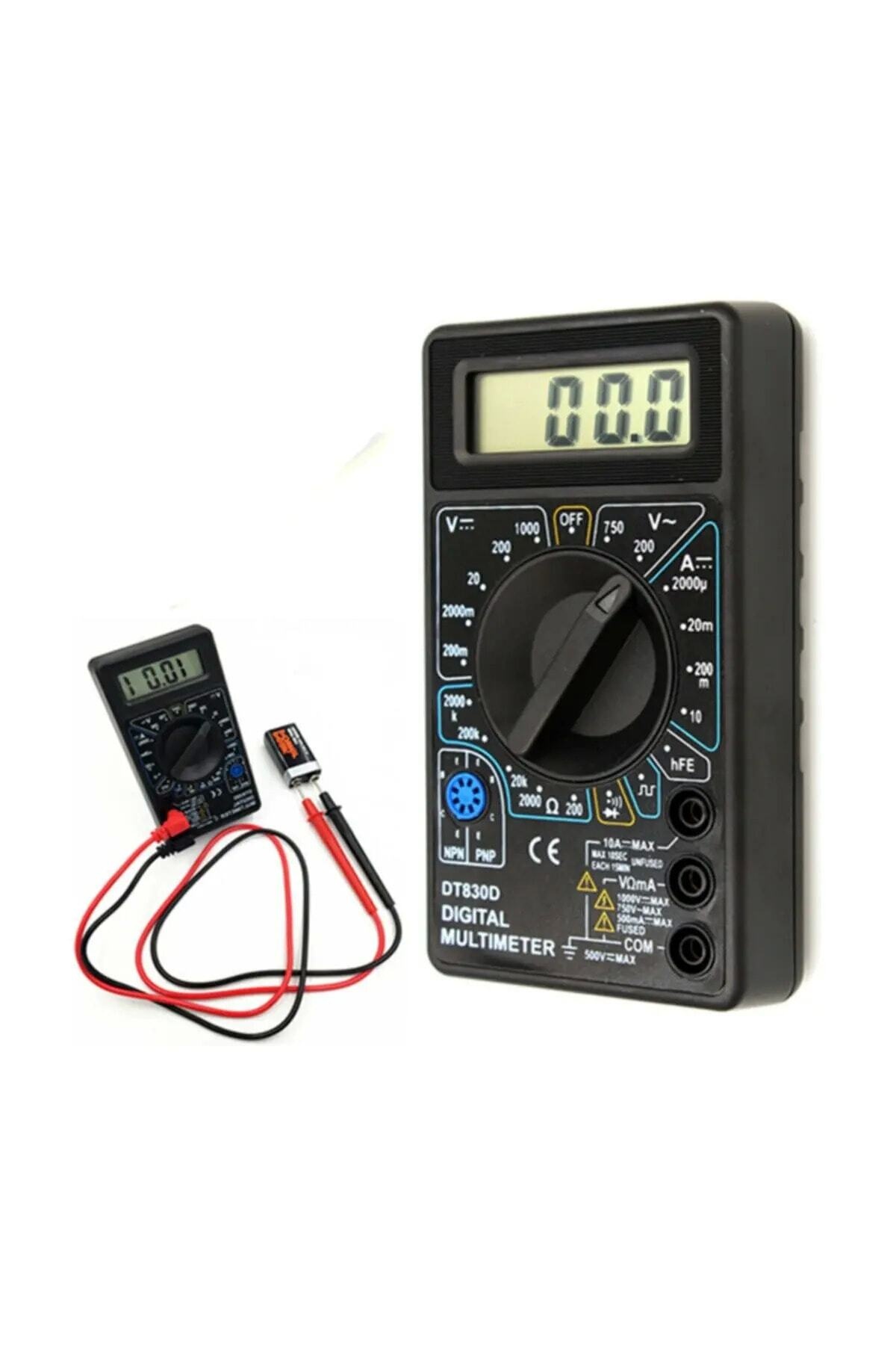 Digital Ölçü Aleti Multimeter Buzzerli Avometre